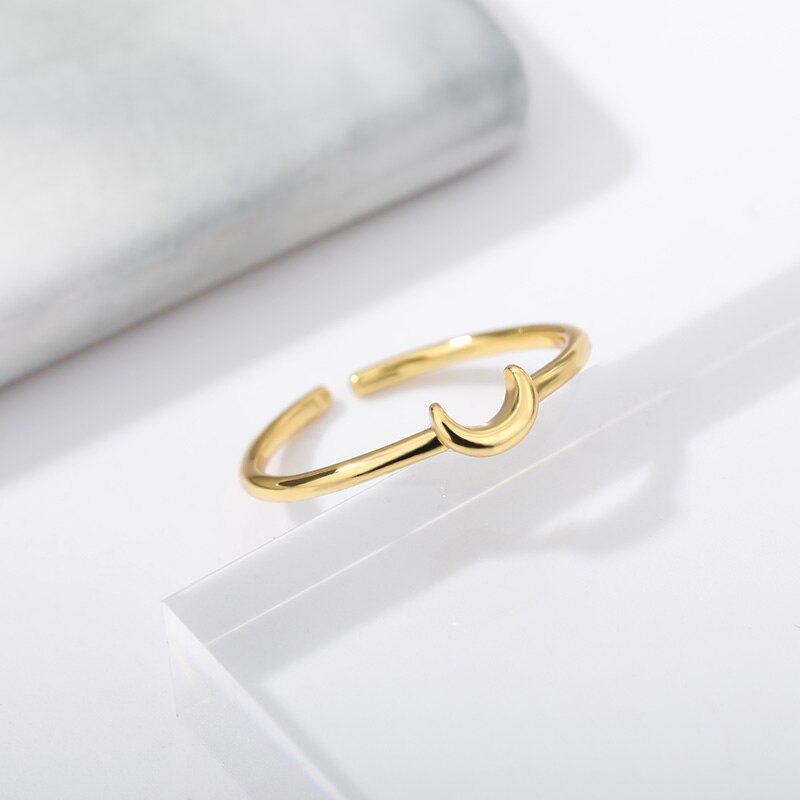 Luna Ring - Halvemaan Esthetische Ring