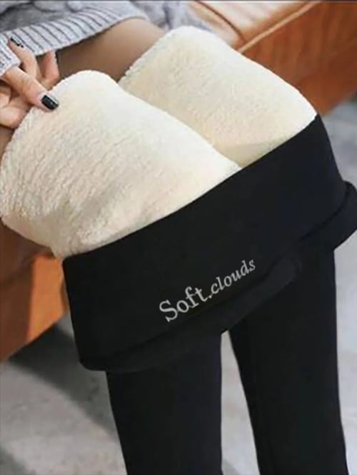 Veloura - Luxe Warme Fleece Legging voor Winterdagen