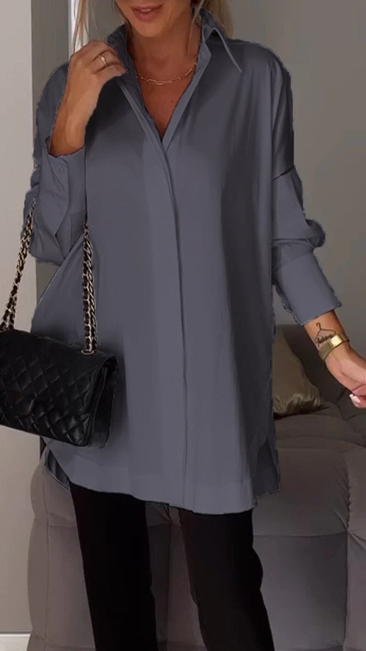 Noémie - Elegante Hemd met Reversopening