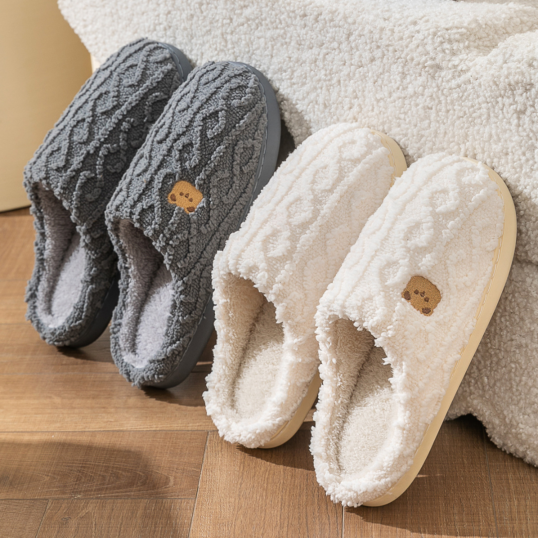 CozySteps - Warme Gebreide Huispantoffels