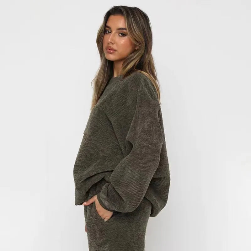 Isla - Luxe Corduroy Loungewear Set