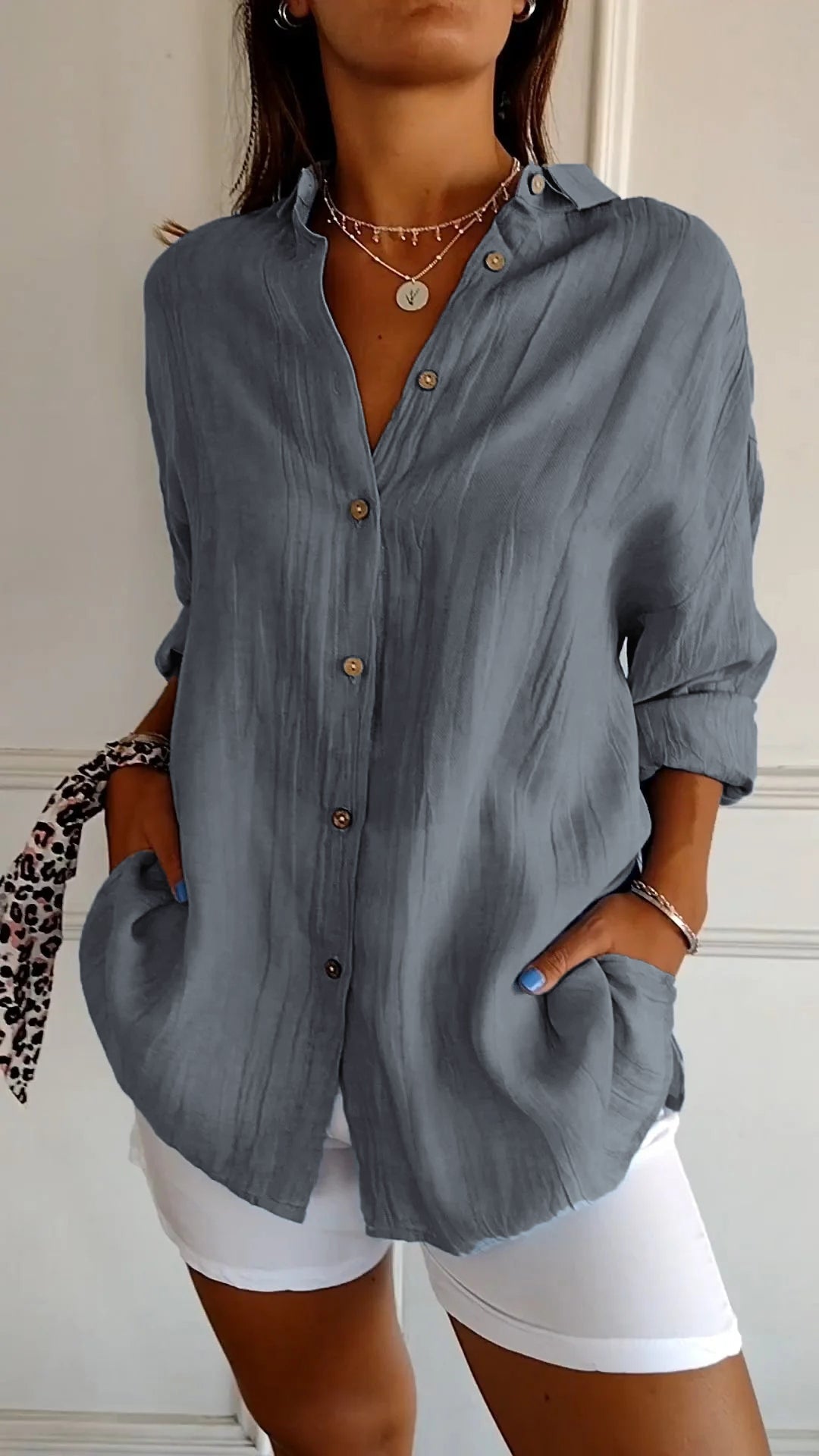 Ophelia Charm - Elegante Shirt Voor Dames