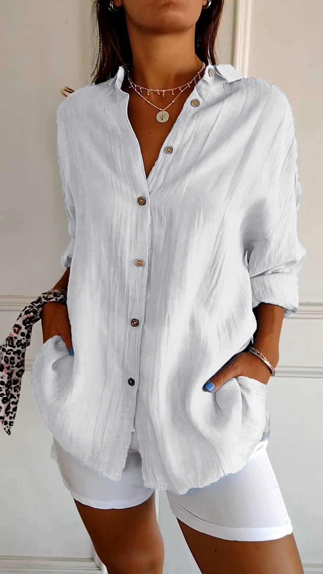 Ophelia Charm - Elegante Shirt Voor Dames