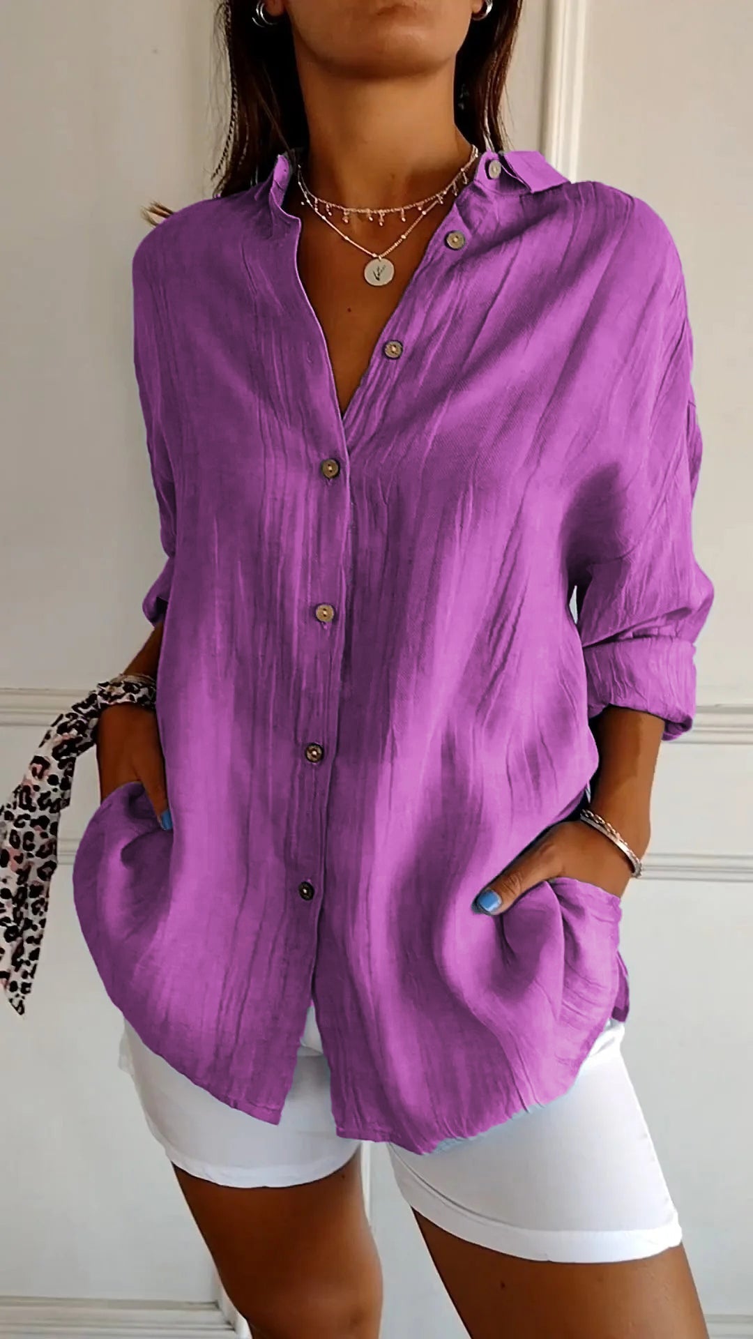 Ophelia Charm - Elegante Shirt Voor Dames