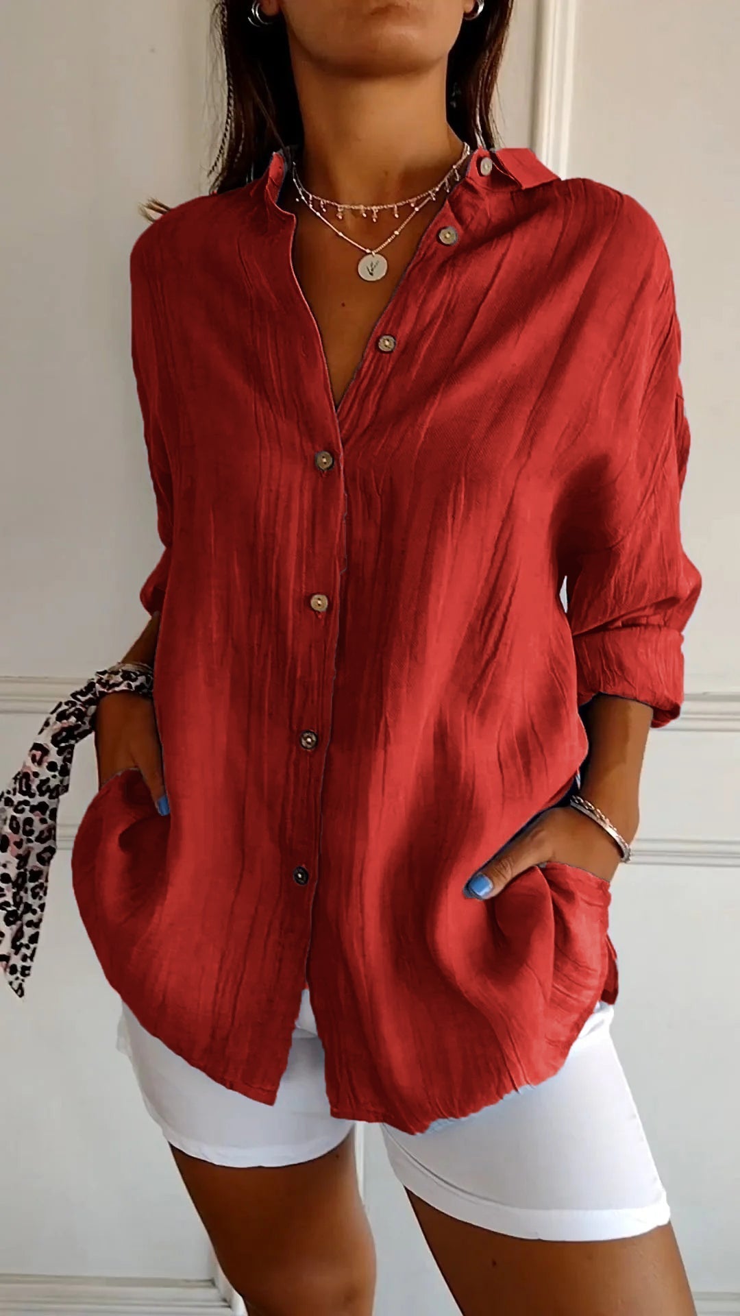 Ophelia Charm - Elegante Shirt Voor Dames