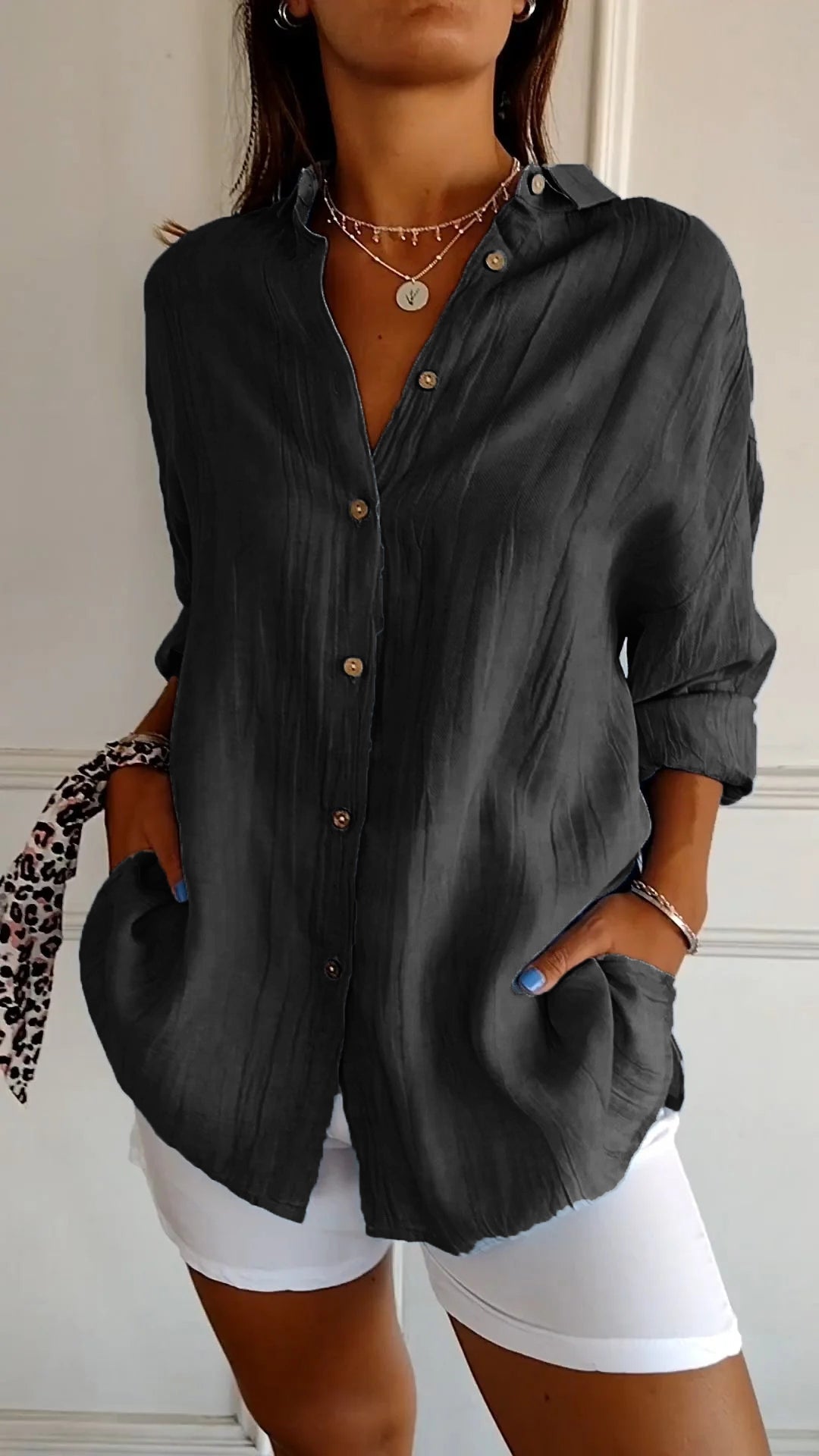 Ophelia Charm - Elegante Shirt Voor Dames