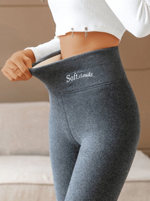 Veloura - Luxe Warme Fleece Legging voor Winterdagen