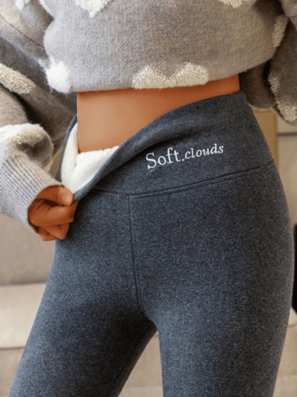 Veloura - Luxe Warme Fleece Legging voor Winterdagen