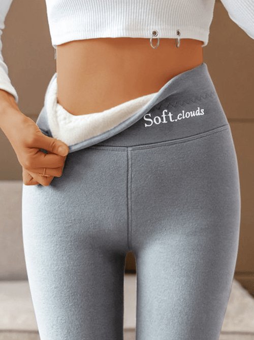 Veloura - Luxe Warme Fleece Legging voor Winterdagen
