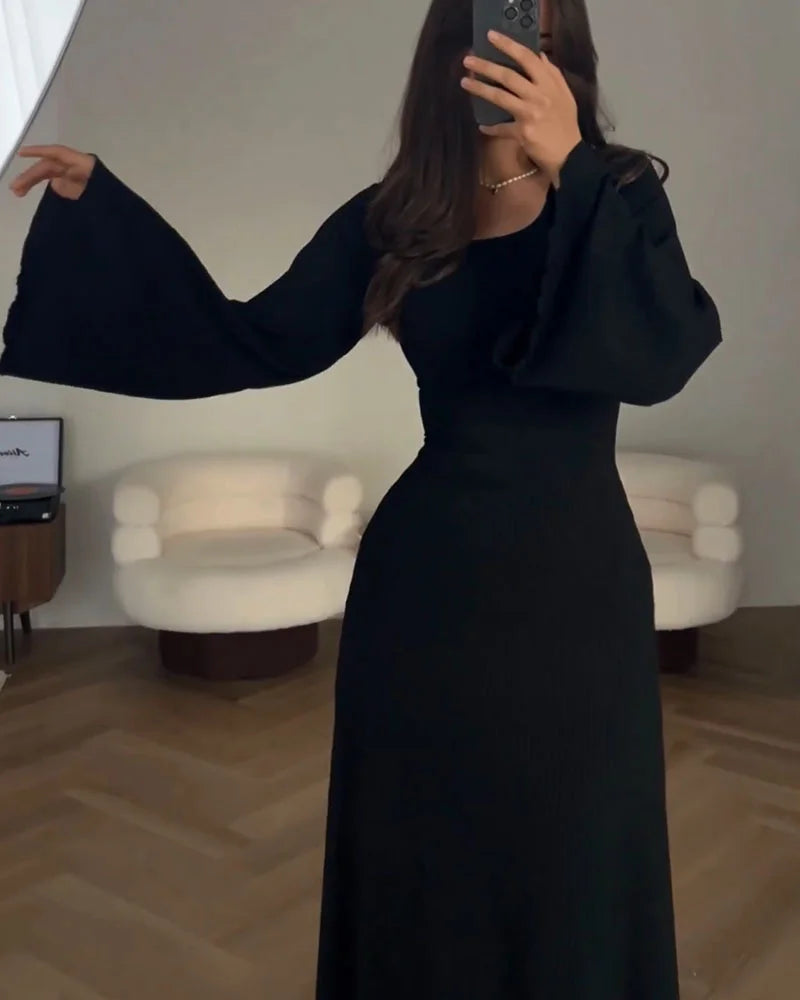 Aurélia - Elegante Jurk Met Lange Mouwen
