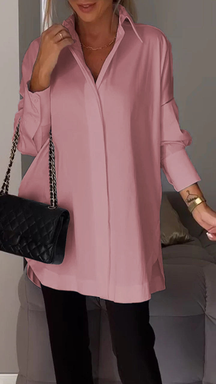 Noémie - Elegante Hemd met Reversopening