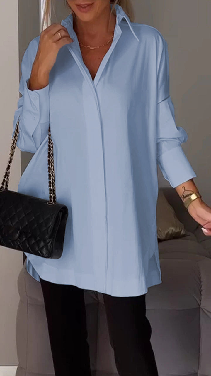 Noémie - Elegante Hemd met Reversopening