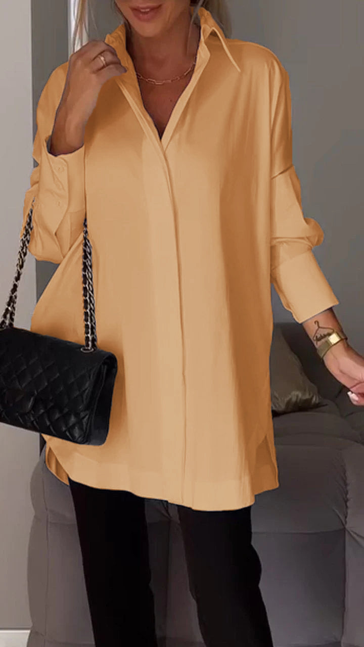 Noémie - Elegante Hemd met Reversopening