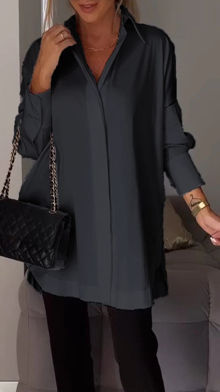 Noémie - Elegante Hemd met Reversopening