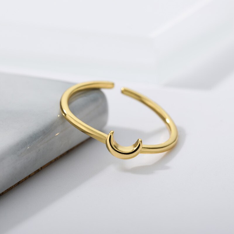 Luna Ring - Halvemaan Esthetische Ring