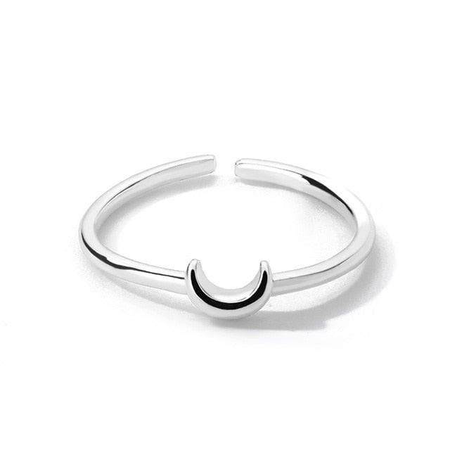 Luna Ring - Halvemaan Esthetische Ring