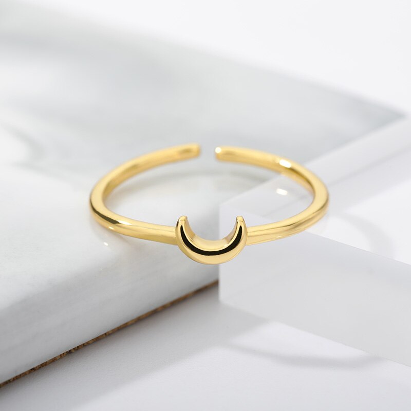 Luna Ring - Halvemaan Esthetische Ring