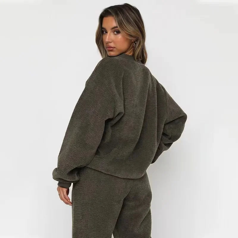 Isla - Luxe Corduroy Loungewear Set