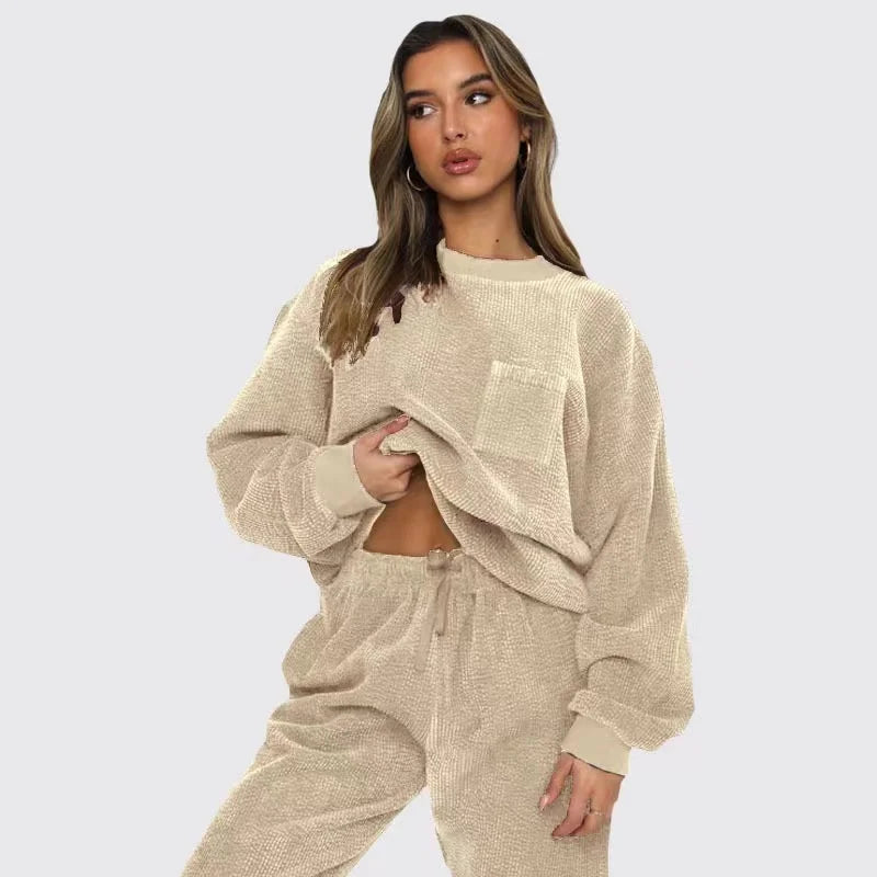Isla - Luxe Corduroy Loungewear Set