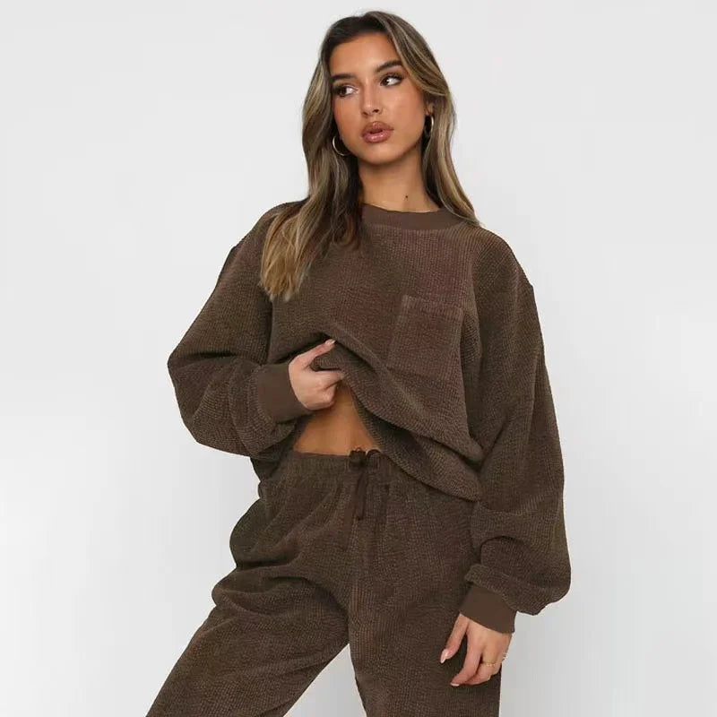 Isla - Luxe Corduroy Loungewear Set