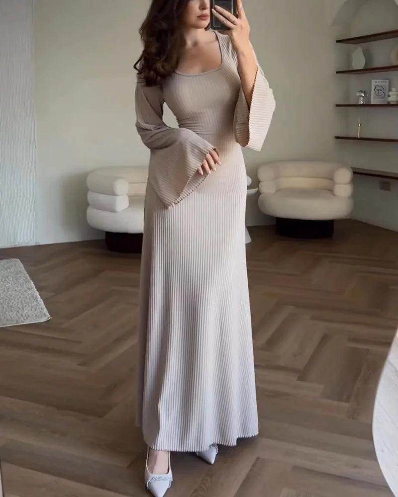 Aurélia - Elegante Jurk Met Lange Mouwen