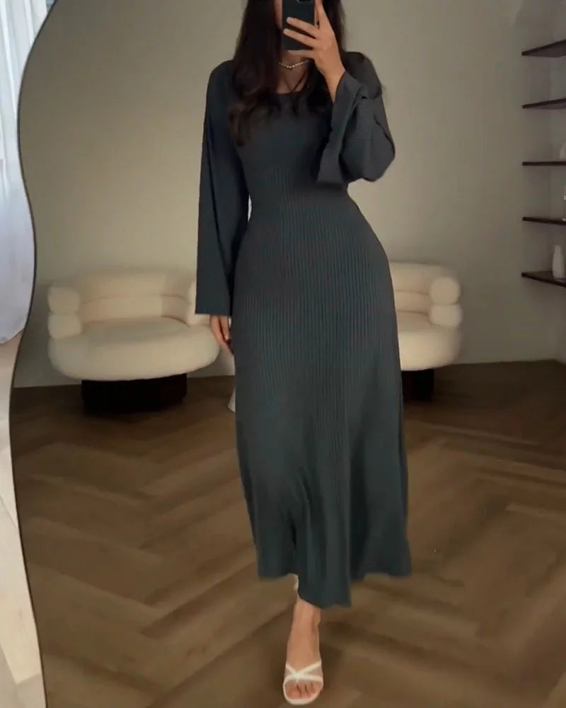Aurélia - Elegante Jurk Met Lange Mouwen