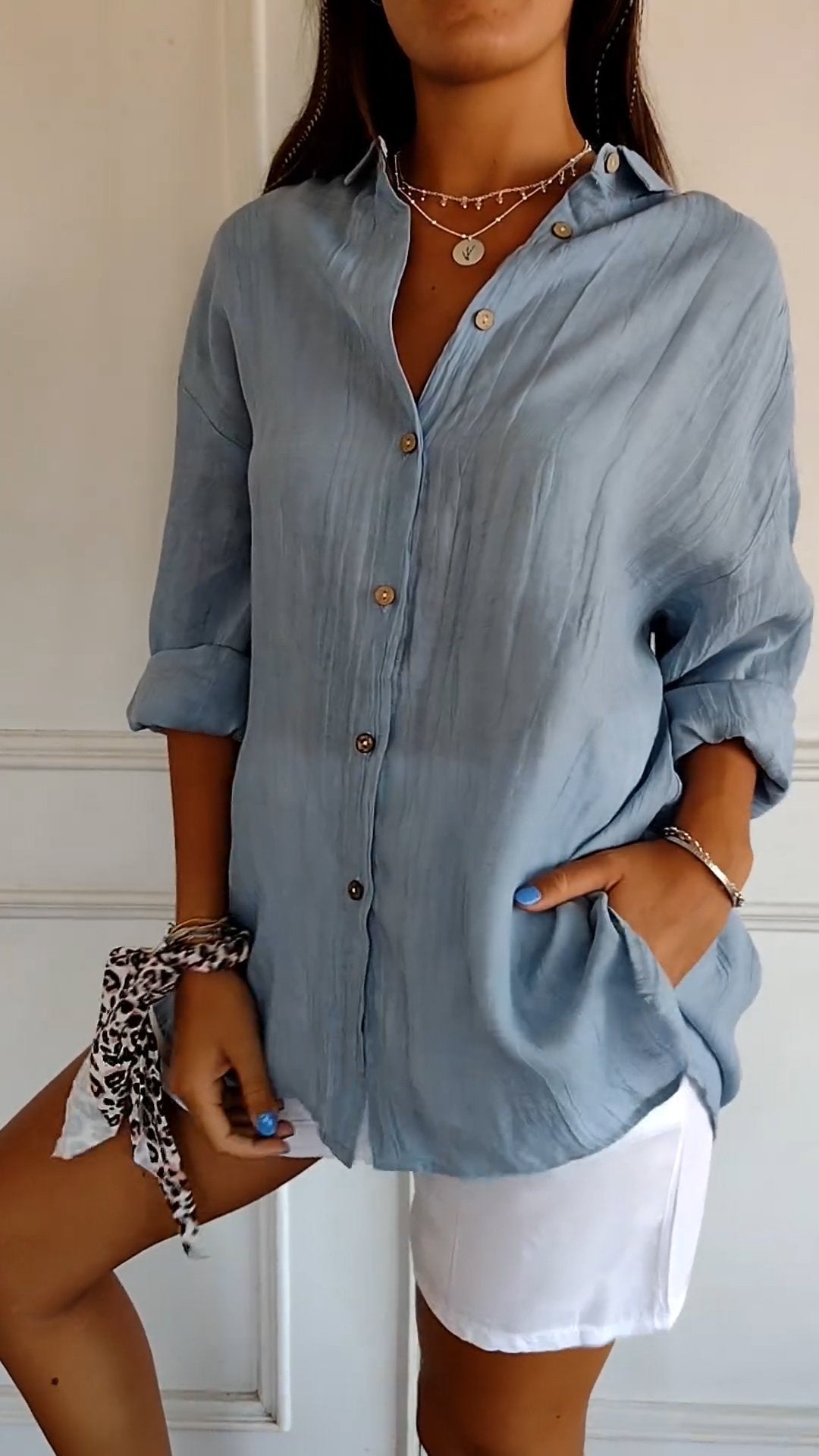 Ophelia Charm - Elegante Shirt Voor Dames