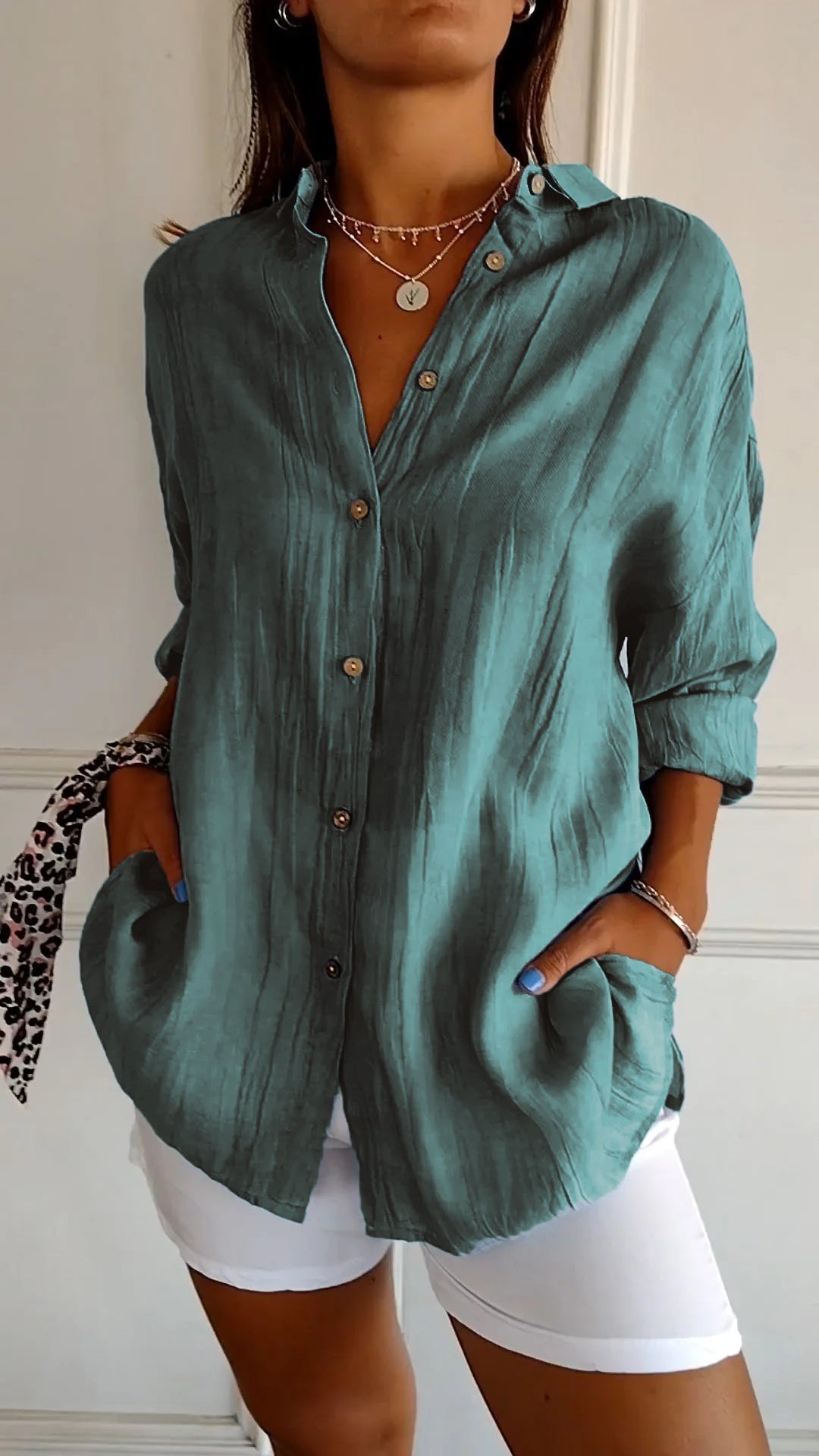 Ophelia Charm - Elegante Shirt Voor Dames